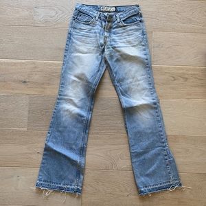 American Eagle Outfitters vintage 100% cotton jeans button fly size 4